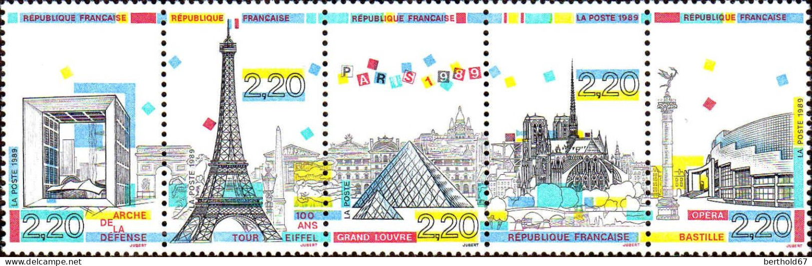 France Poste N** Yv:2583A Mi:2714ST Paris (Thème) - Monuments