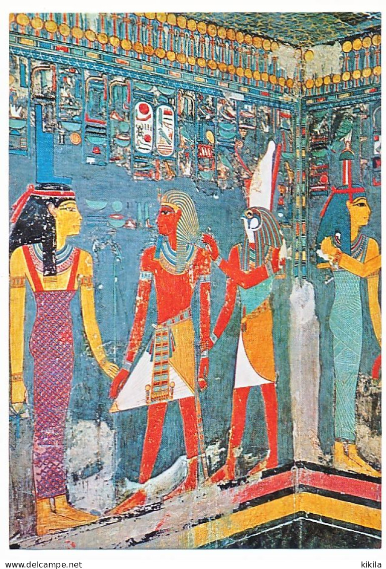 CPSM / CPM  10.5 X 15 Egypte LOUXOR King's Valley: Tomb Of Ramses I   La Vallée Des Rois Tombeau  Fresques - Louxor