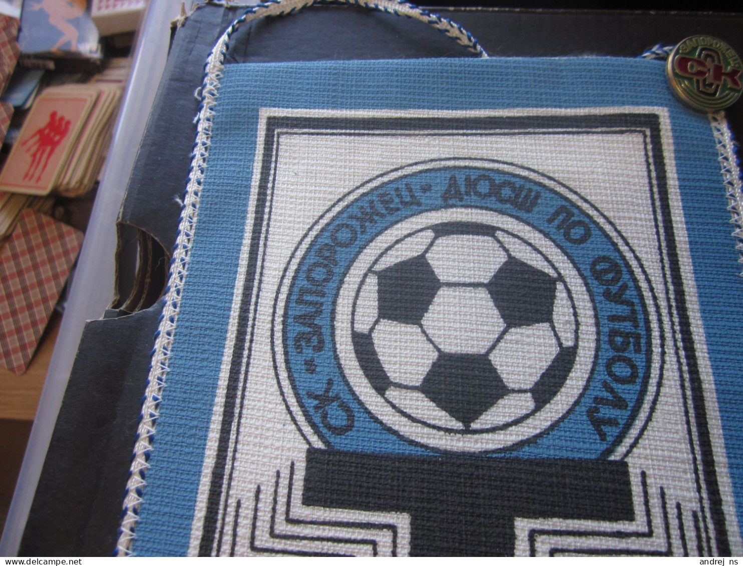 Football SK Zaporozec Falg Pin - Apparel, Souvenirs & Other