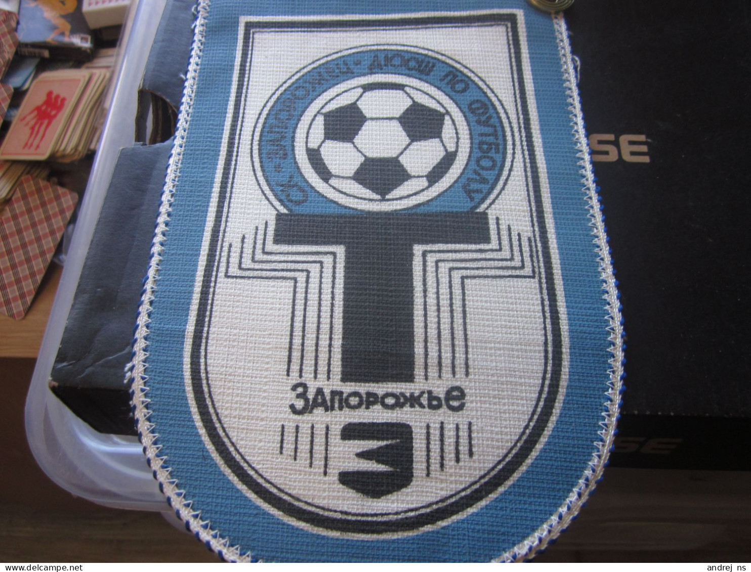 Football SK Zaporozec Falg Pin - Apparel, Souvenirs & Other