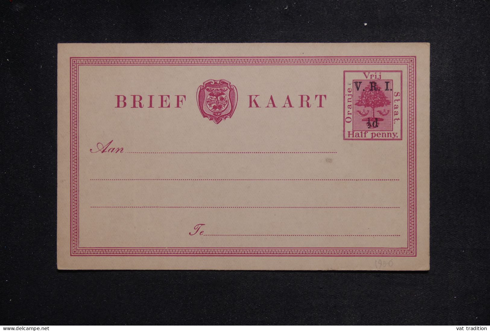 ORANGE - Entier Postal Type  Surchargé , Non Circulé - L 151149 - Oranje Vrijstaat (1868-1909)