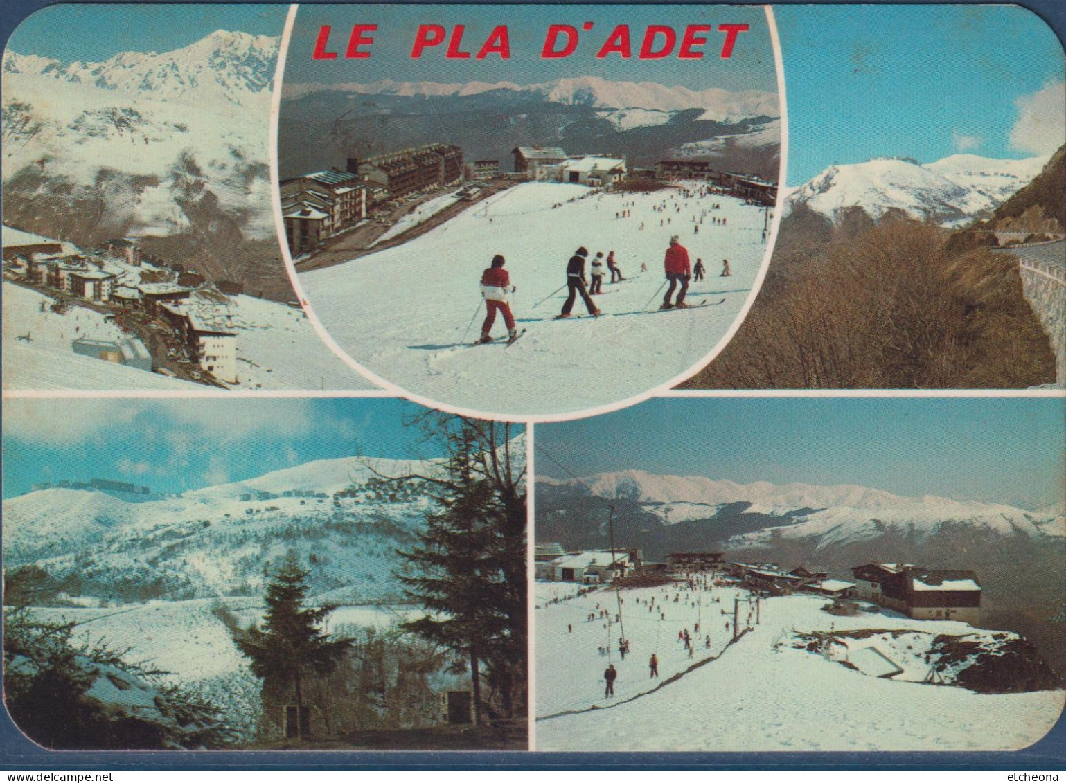 Vallée D'Aure, Saint Lary Soulan, Le Pla D'Adet Multivues De Ski, 14.02.83 - Vielle Aure