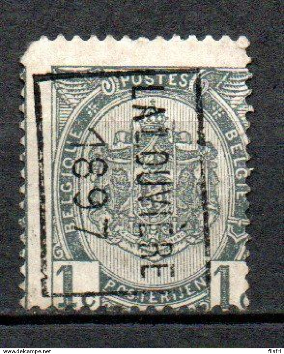 98 Voorafstempeling Op Nr 53 - LA LOUVIERE 1897 - Positie B - Roller Precancels 1894-99