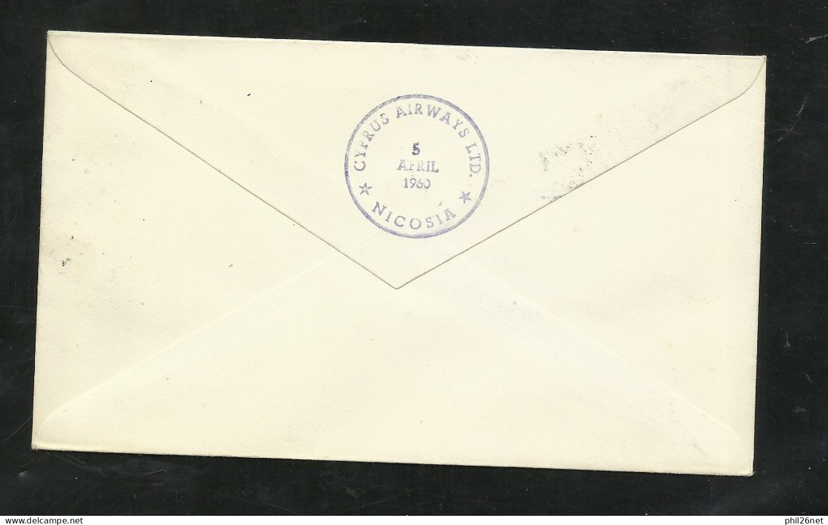 UK Lettre BEA  Comet 4B  1ère Liaison Aérienne Londres Le 04/04/1960 Pour Nicosie Le 05/04/1960 N° 267 Et 270  TB - Covers & Documents