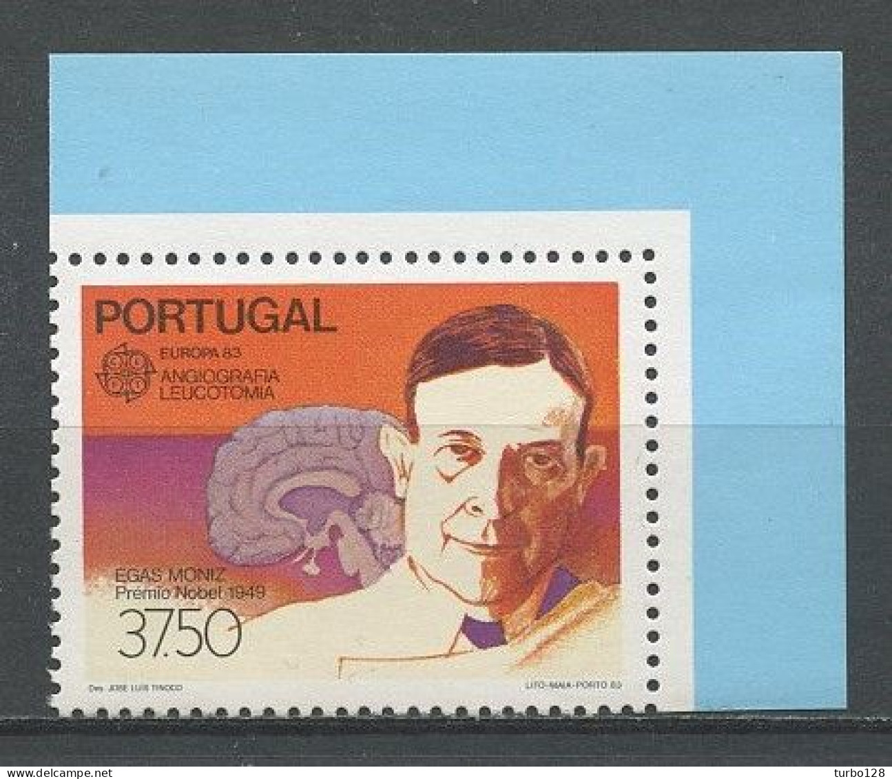 PORTUGAL 1983  N° 1580 ** Neuf MNH Superbe C 3 € Génie Humain Professeur Egas Moniz Prix Nobel - Neufs