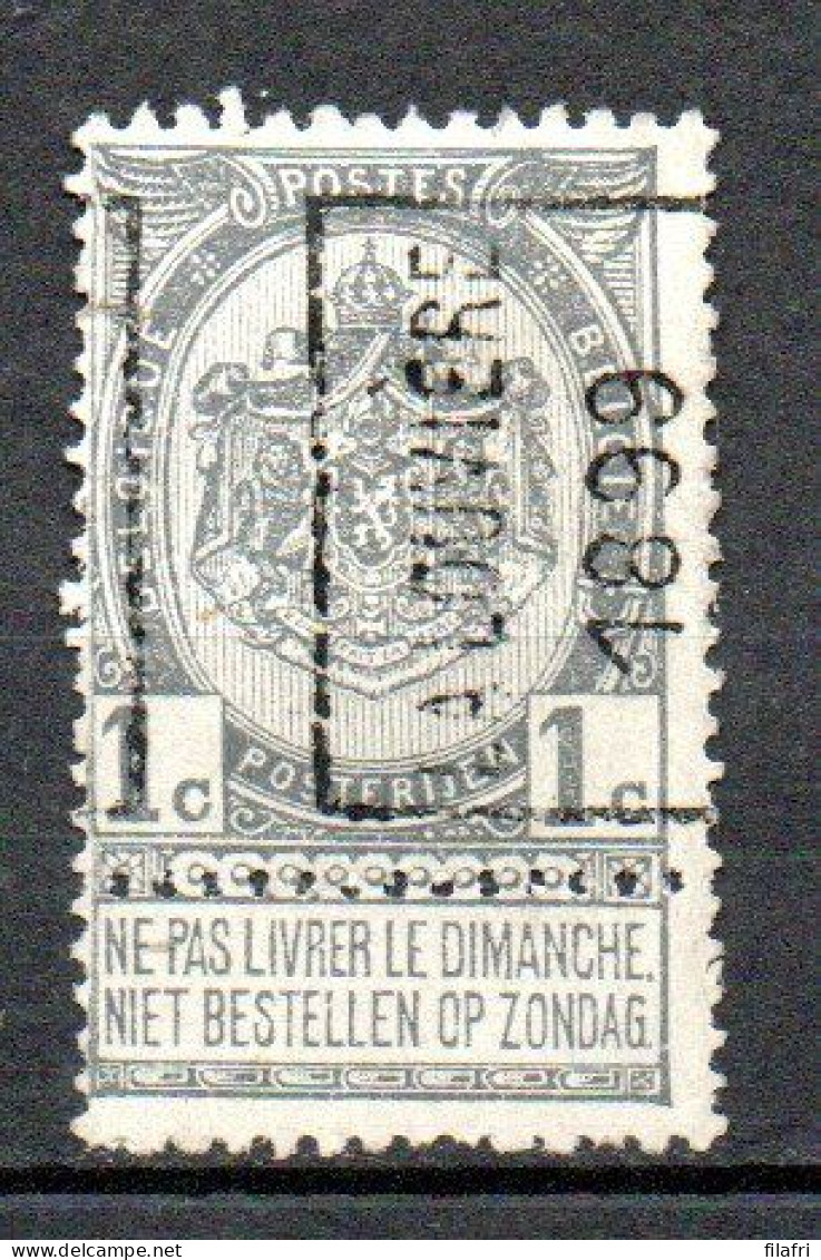 218 Voorafstempeling Op Nr 53 - LA LOUVIERE 1899 - Positie A - Roller Precancels 1894-99