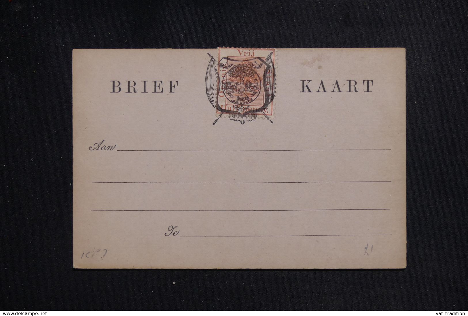 ORANGE - Carte Précurseur  Non Utilisé - L 151164 - Oranje Vrijstaat (1868-1909)