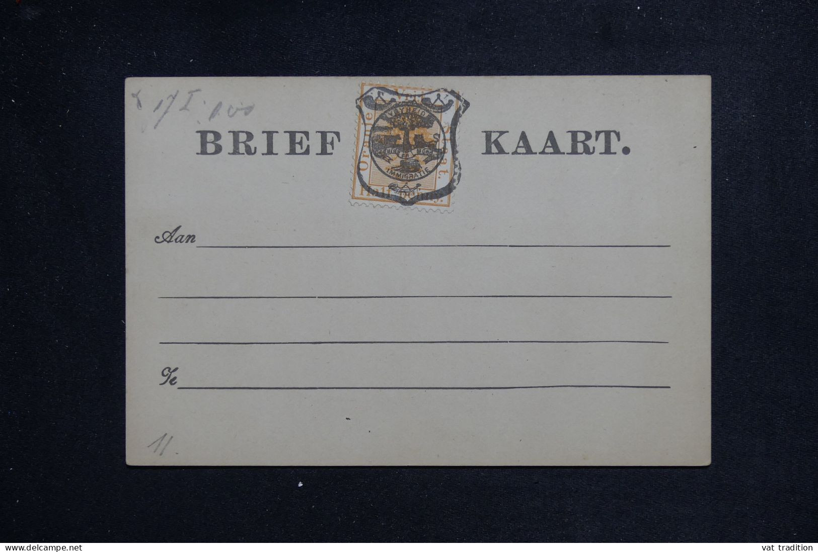 ORANGE - Carte Précurseur  Non Utilisé - L 151165 - Oranje-Freistaat (1868-1909)