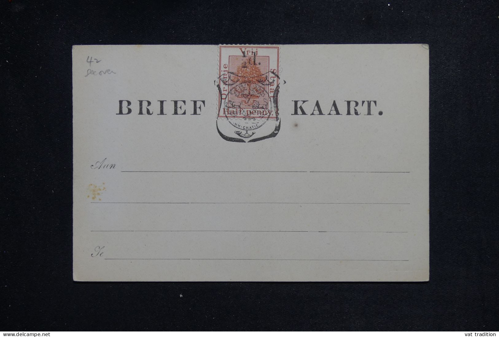 ORANGE - Carte Précurseur  Non Utilisé - L 151166 - Oranje-Freistaat (1868-1909)