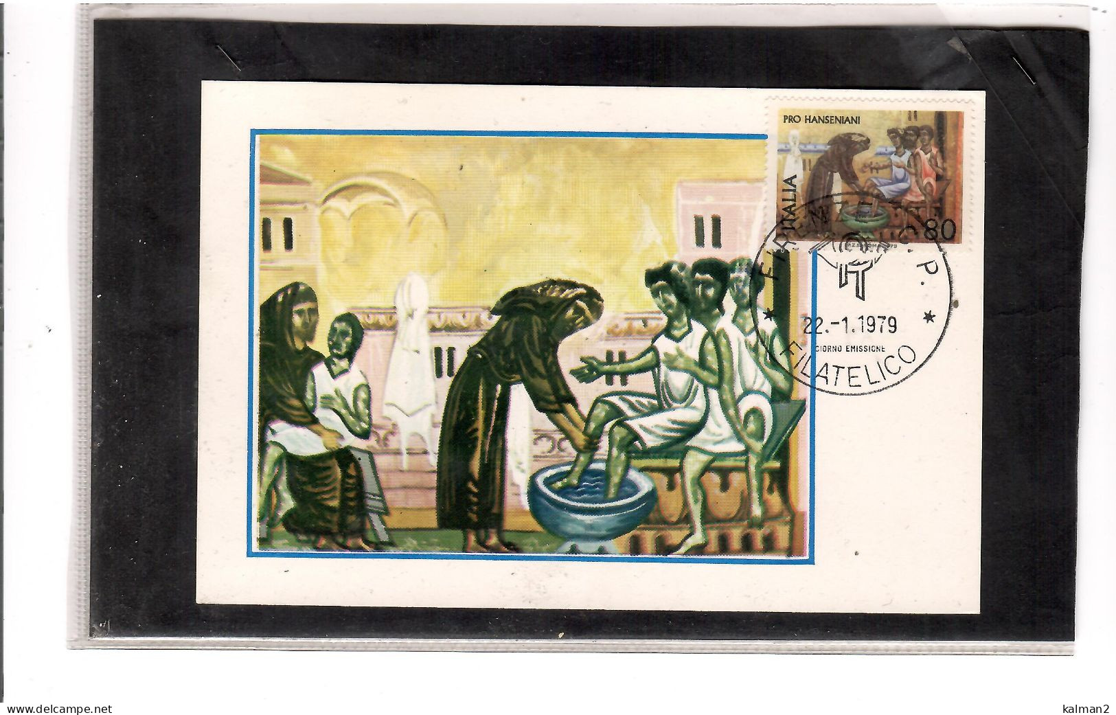 TEM20139  - FIRENZE  22.1.1979  /   CARD  FDC " PRO HANSENIANI " - Enfermedades