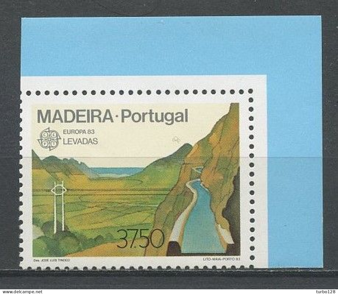 MADERE 1983  N° 89 ** Neuf MNH Superbe C 2 € Génie Humain Réseau D'irrigation Levadas Biefs - Madère