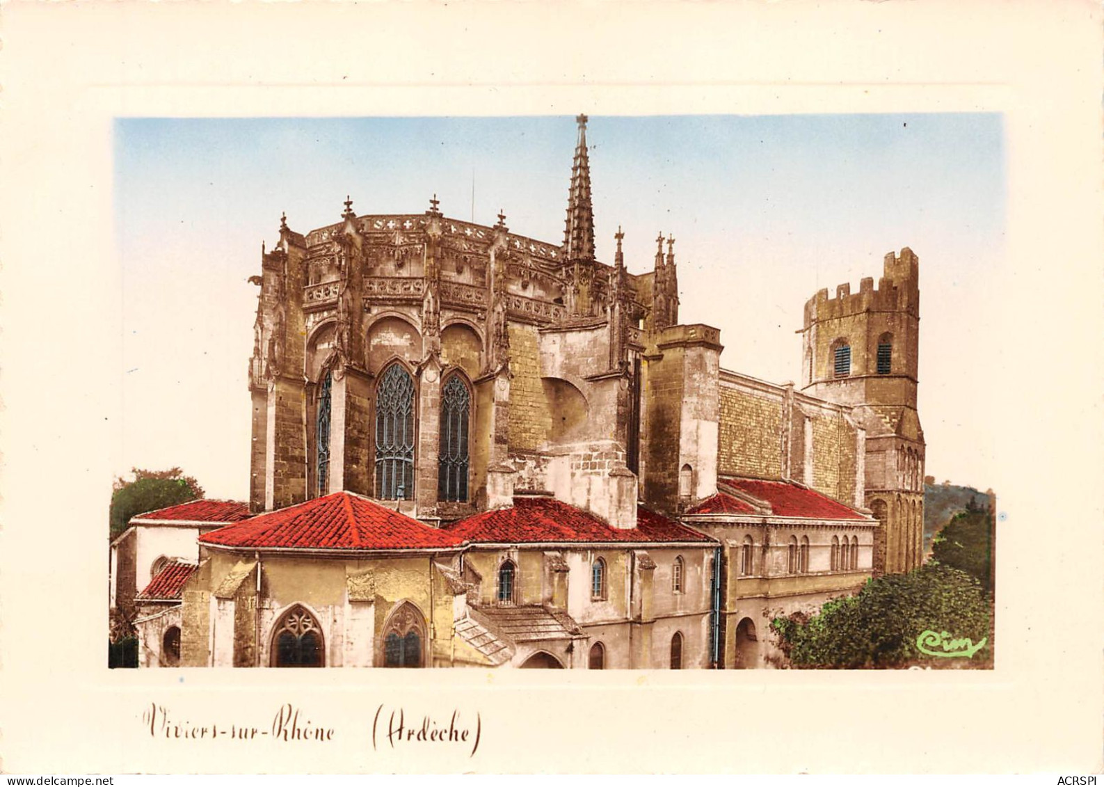 VIVIERS SUR RHONE    La Cathédrale Et Le Clocher     19 (scan Recto Verso)MH2924 - Viviers