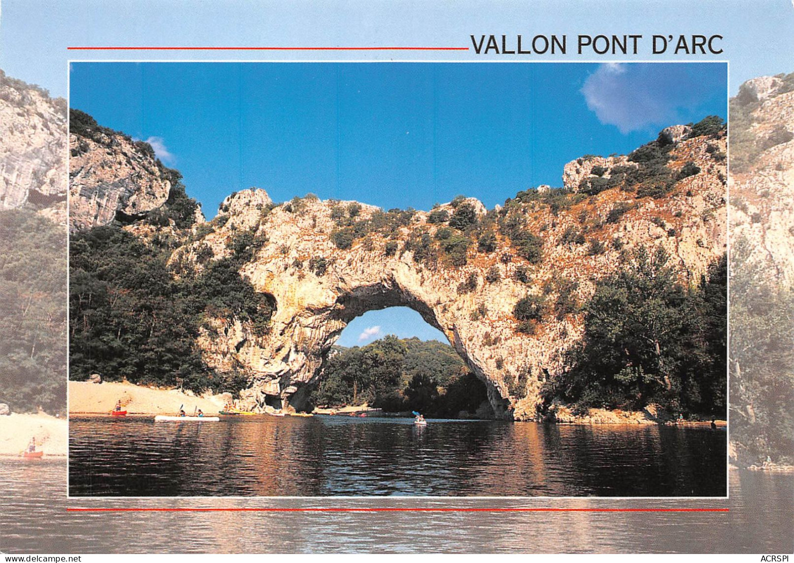 VALLON PONT D'ARC   Le Pont D'Arc   18 (scan Recto Verso)MH2921 - Vallon Pont D'Arc