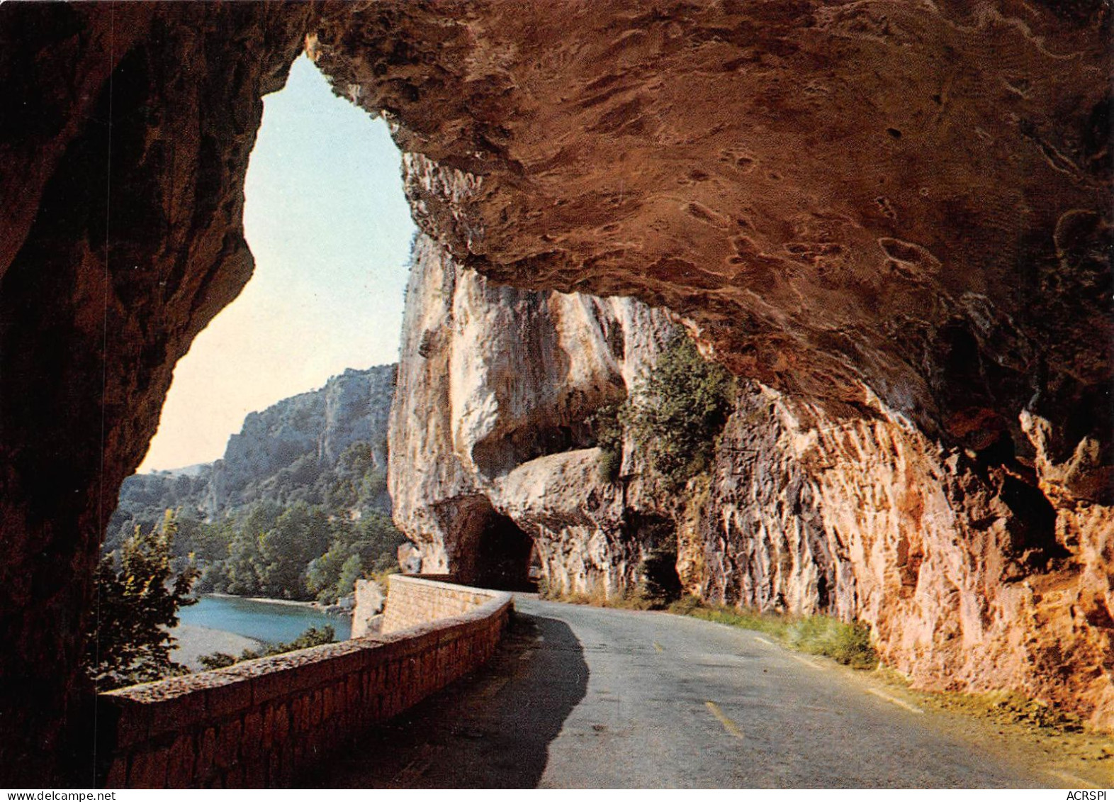 ARDECHE  Tunnel Sur La Route Du Pont D'Arc   14 (scan Recto Verso)MH2918 - Vallon Pont D'Arc