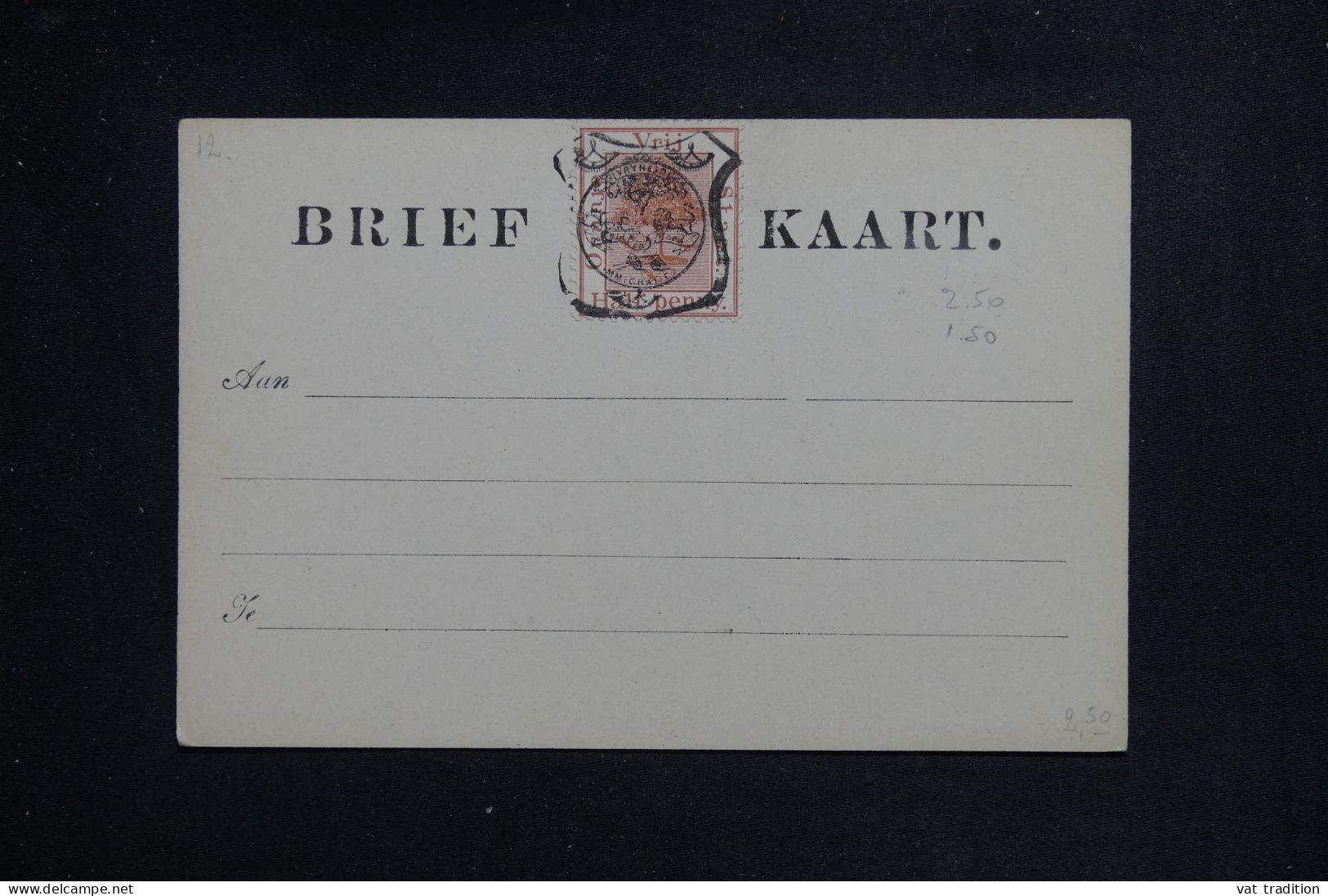 ORANGE - Carte Précurseur Non Circulé - L 151168 - Oranje-Freistaat (1868-1909)