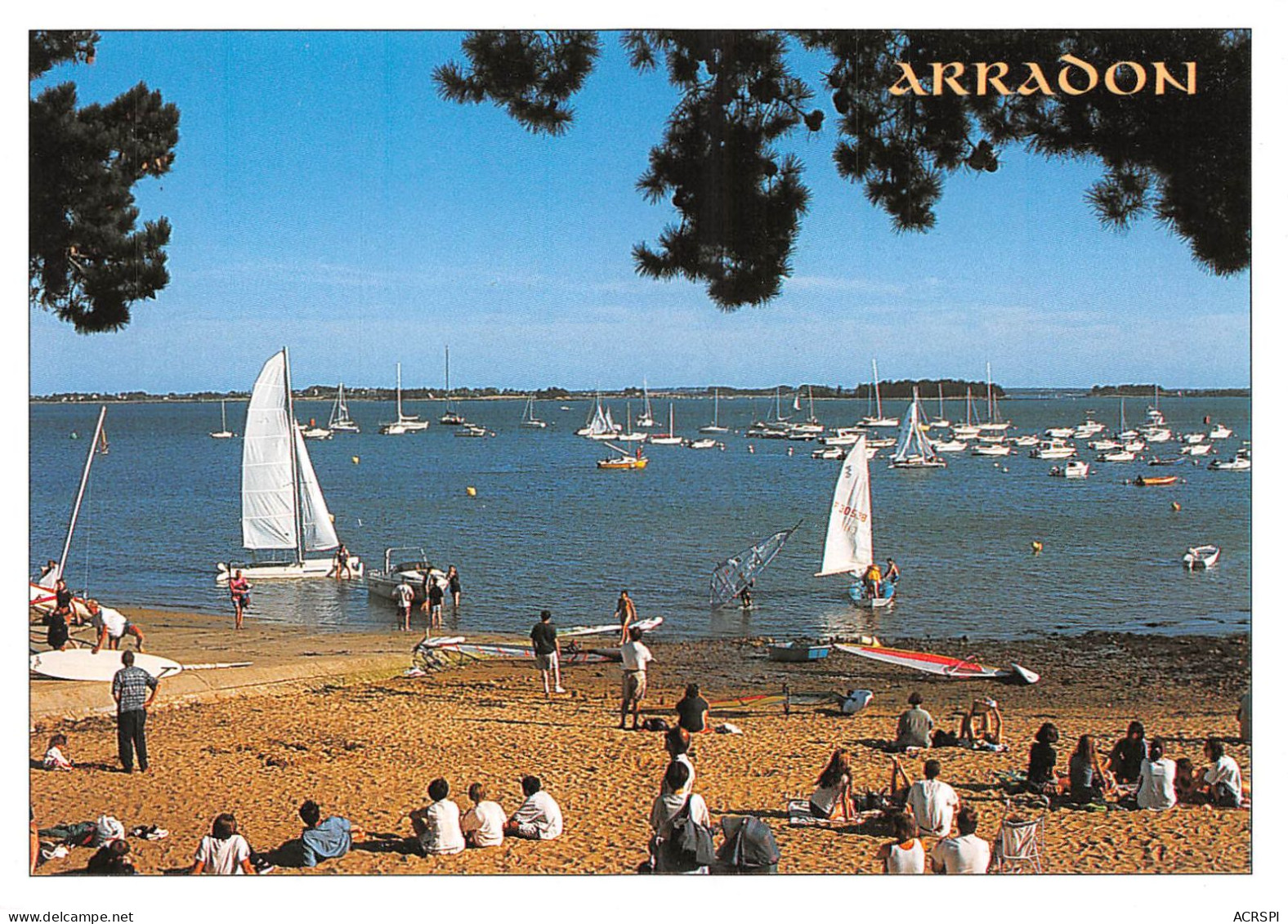 ARRADON   La Plage Et Les Mouillages Du Port De Plaisance     12  (scan Recto Verso)MH2938 - Arradon