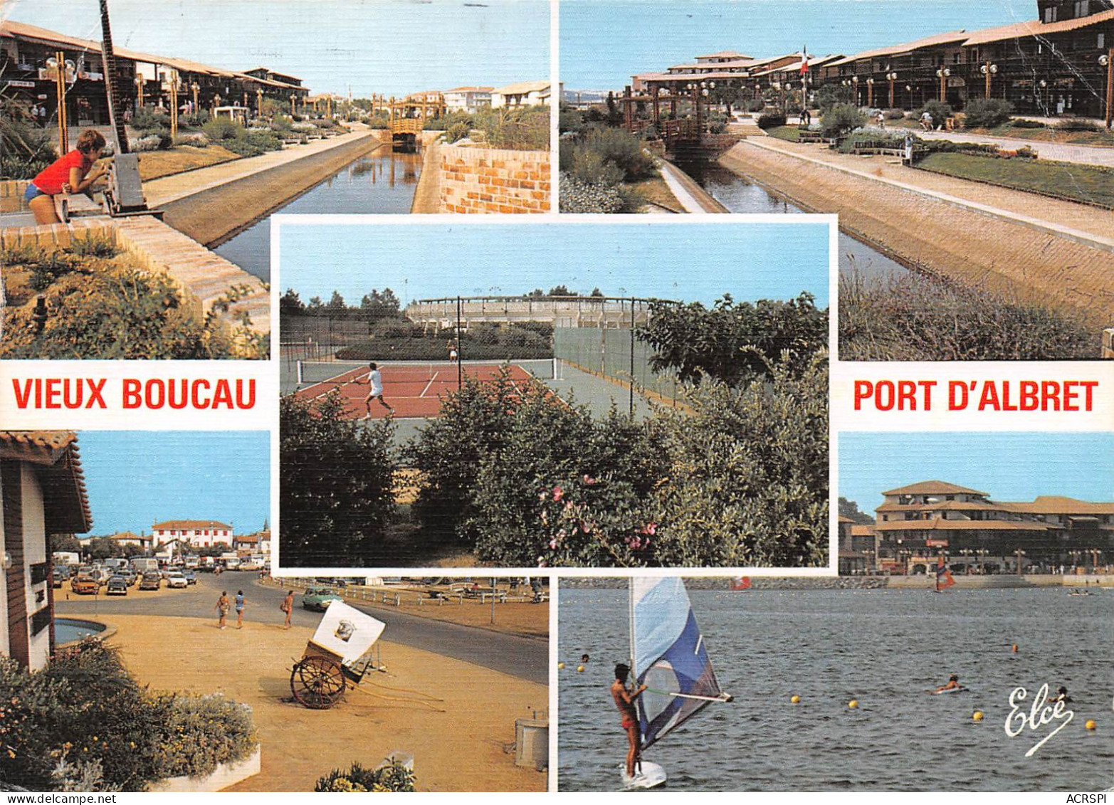 VIEUX BOUCAU PORT D'ALBRET  Diverses Vues De La Station    19 (scan Recto Verso)MH2957 - Vieux Boucau