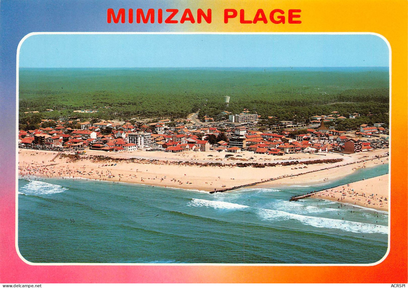 MIMIZAN PLAGE   Vue Générale    13 (scan Recto Verso)MH2954 - Mimizan Plage