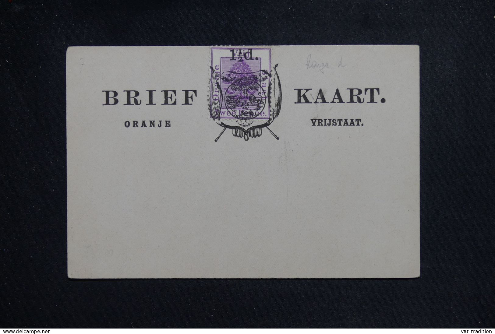ORANGE - Carte Précurseur Non Circulé - L 151172 - Orange Free State (1868-1909)