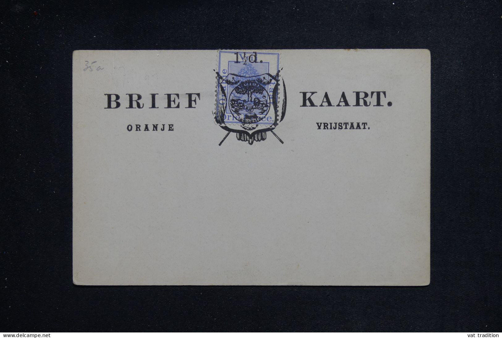 ORANGE - Carte Précurseur Non Circulé - L 151174 - Oranje Vrijstaat (1868-1909)
