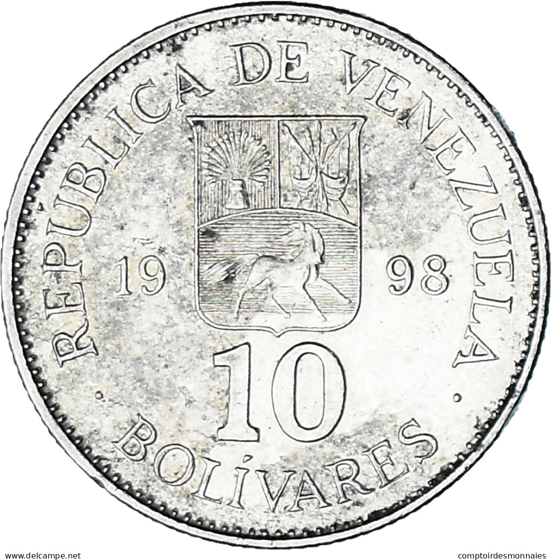 Venezuela, 10 Bolívares, 1998 - Venezuela