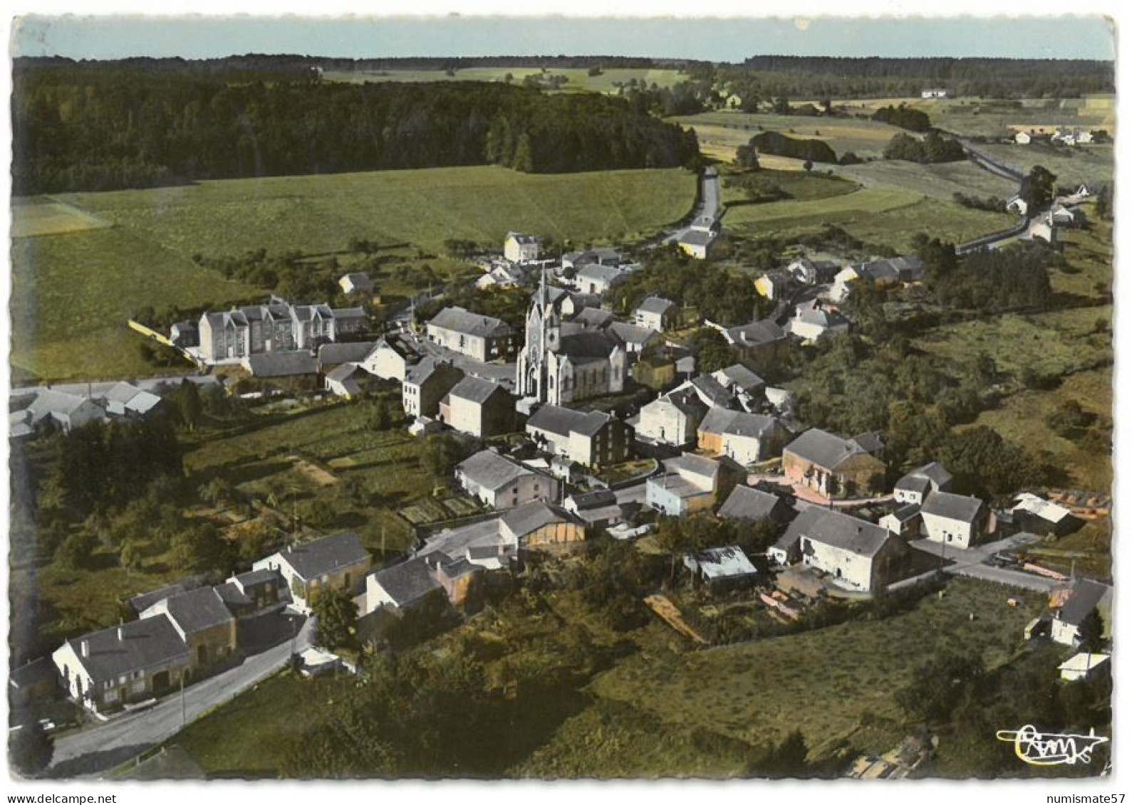 CPSM REDU - Vue Générale Aérienne - Ed. CIM N°30-66 A - Libin