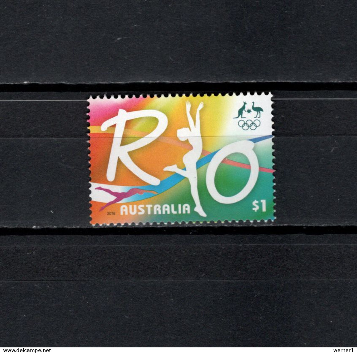 Australia 2016 Olympic Games Rio De Janeiro Stamp MNH - Verano 2016: Rio De Janeiro