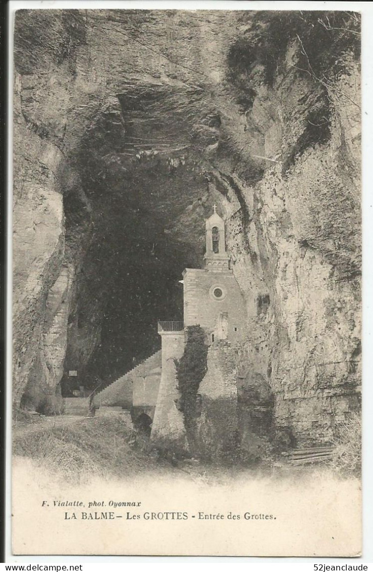Les Grottes Entrée Des Grottes  1907 - La Balme-les-Grottes