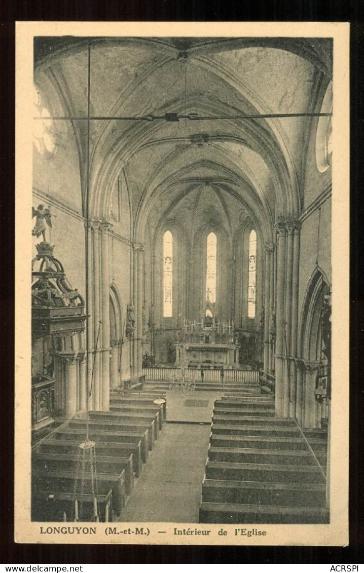 LONGUYON Intérieur De L'église édition Yvon - Longuyon