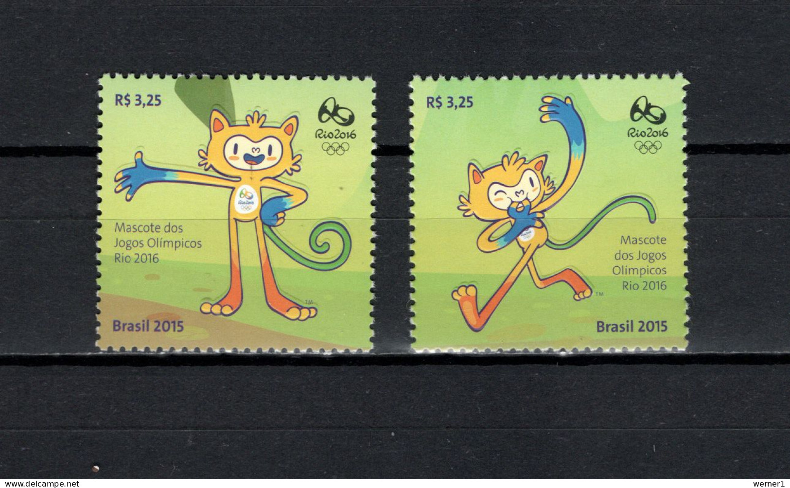 Brazil 2015 Olympic Games Rio De Janeiro Set Of 2 MNH - Summer 2016: Rio De Janeiro