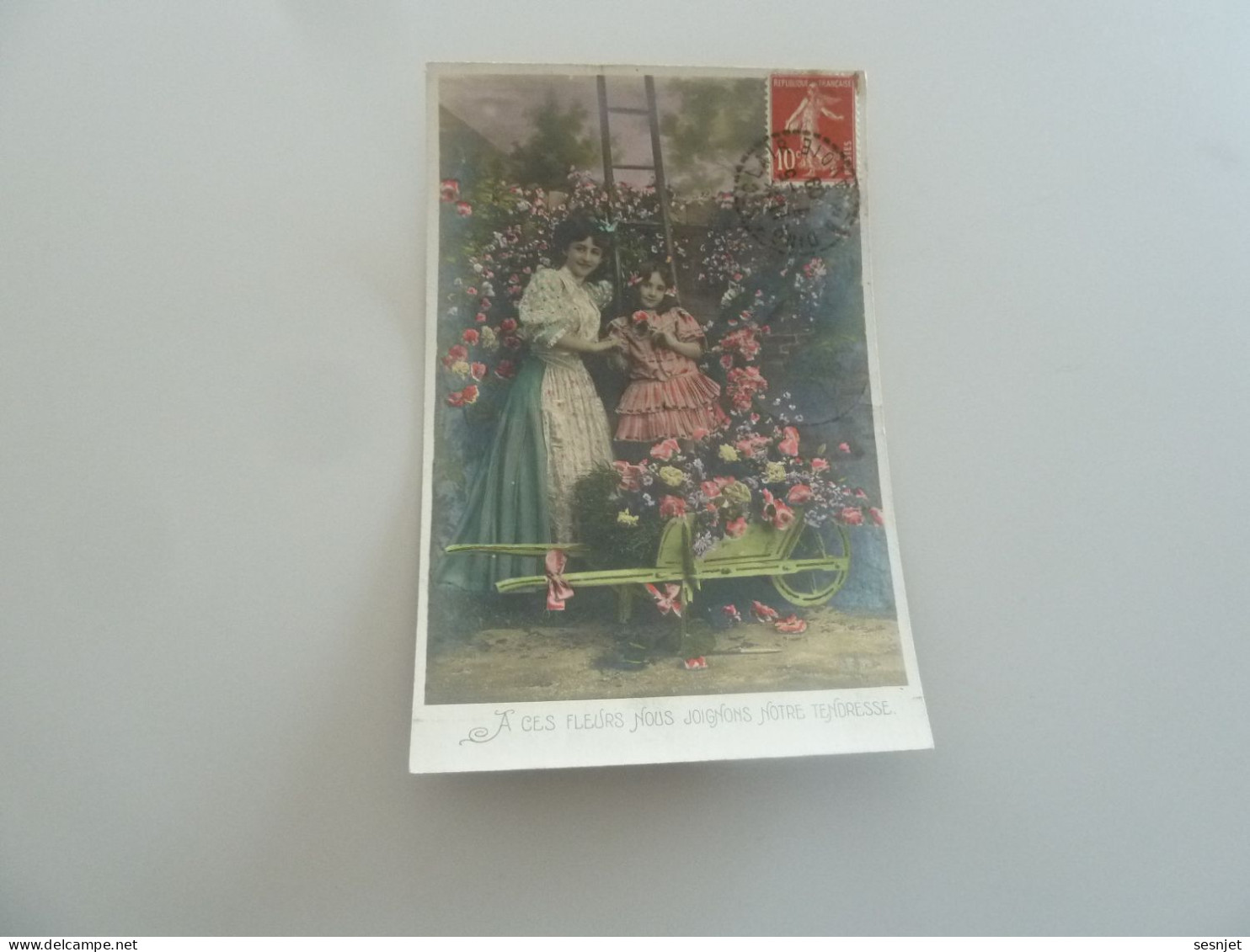 Dingy Saint-Clair - A Ces Fleurs Nous Joignons Notre Tendresse - 581 - Yt 135 - Editions A.s - Année 1909 - - Fête Des Mères