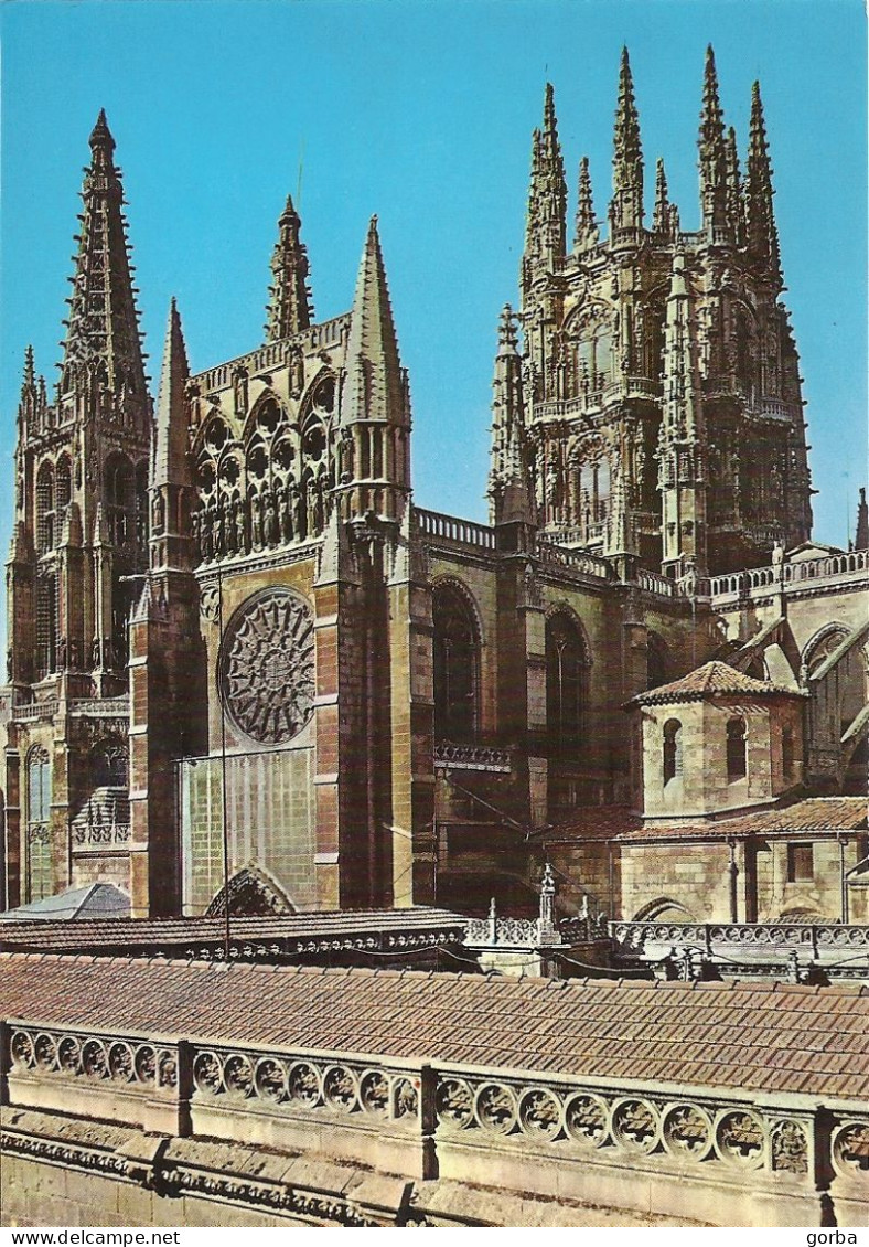 *CPM -  ESPAGNE - CASTILLE ET LEON - BURGOS - Tours De La Cathédrale - Burgos