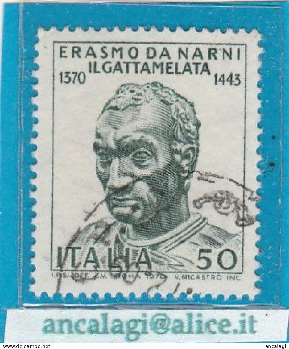 USATI ITALIA 1970 - Ref.0257A "ERASMO DA NARNI Detto IL GATTAMELATA" 1 Val. - - 1961-70: Afgestempeld