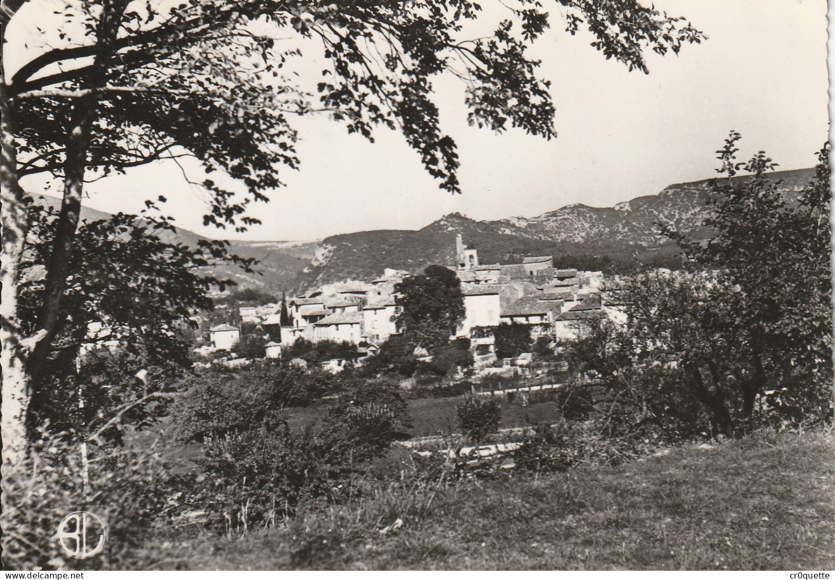 # 84160 LOURMARIN / PANORAMA NOIR Et BLANC - Lourmarin