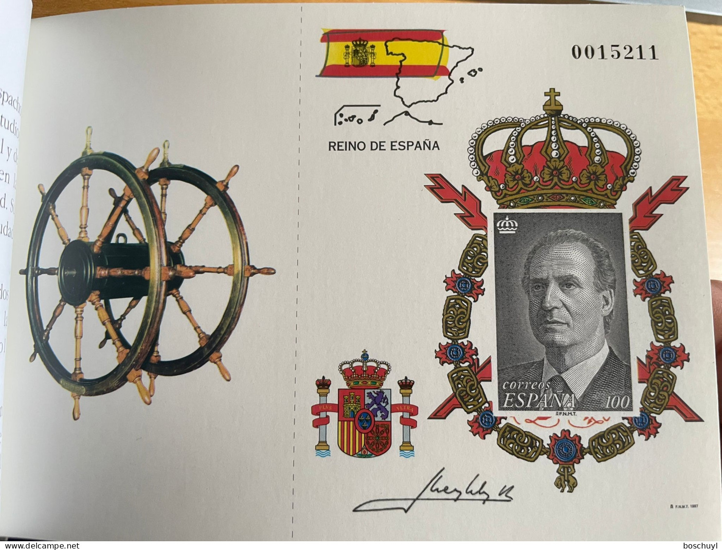 Spain, 1996, King Juan Carlos I, Royal, MNH Booklet, Michel 3306-3309 (MH10) - Booklets