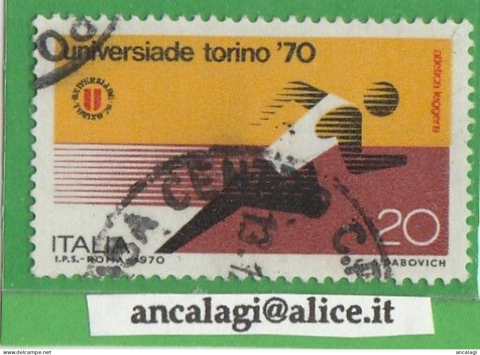 USATI ITALIA 1970 - Ref.0258 "UNIVERSIADI, TORINO" 1 Val. - - 1961-70: Oblitérés