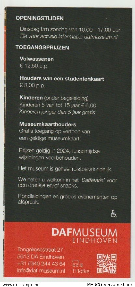 Brochure-leaflet: DAF Museum Eindhoven (NL) - Camion