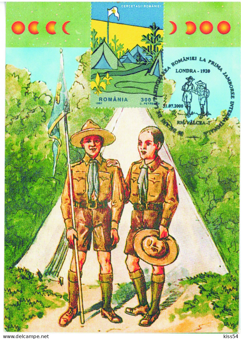 MAX 54 - 196 SCOUT, Romania - Maximum Card - 2000 - Other & Unclassified