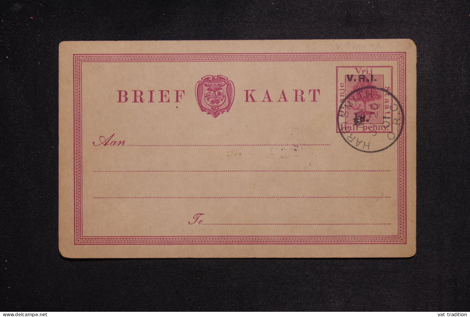 ORANGE - Entier Postal Avec Oblitération De Harismith En 1901 - L 151188 - Oranje-Freistaat (1868-1909)