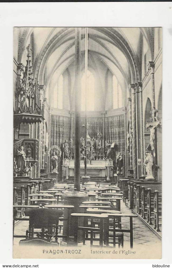 CPA-PRAYON-TROOZ " Intérieur De L'Eglise " - Trooz