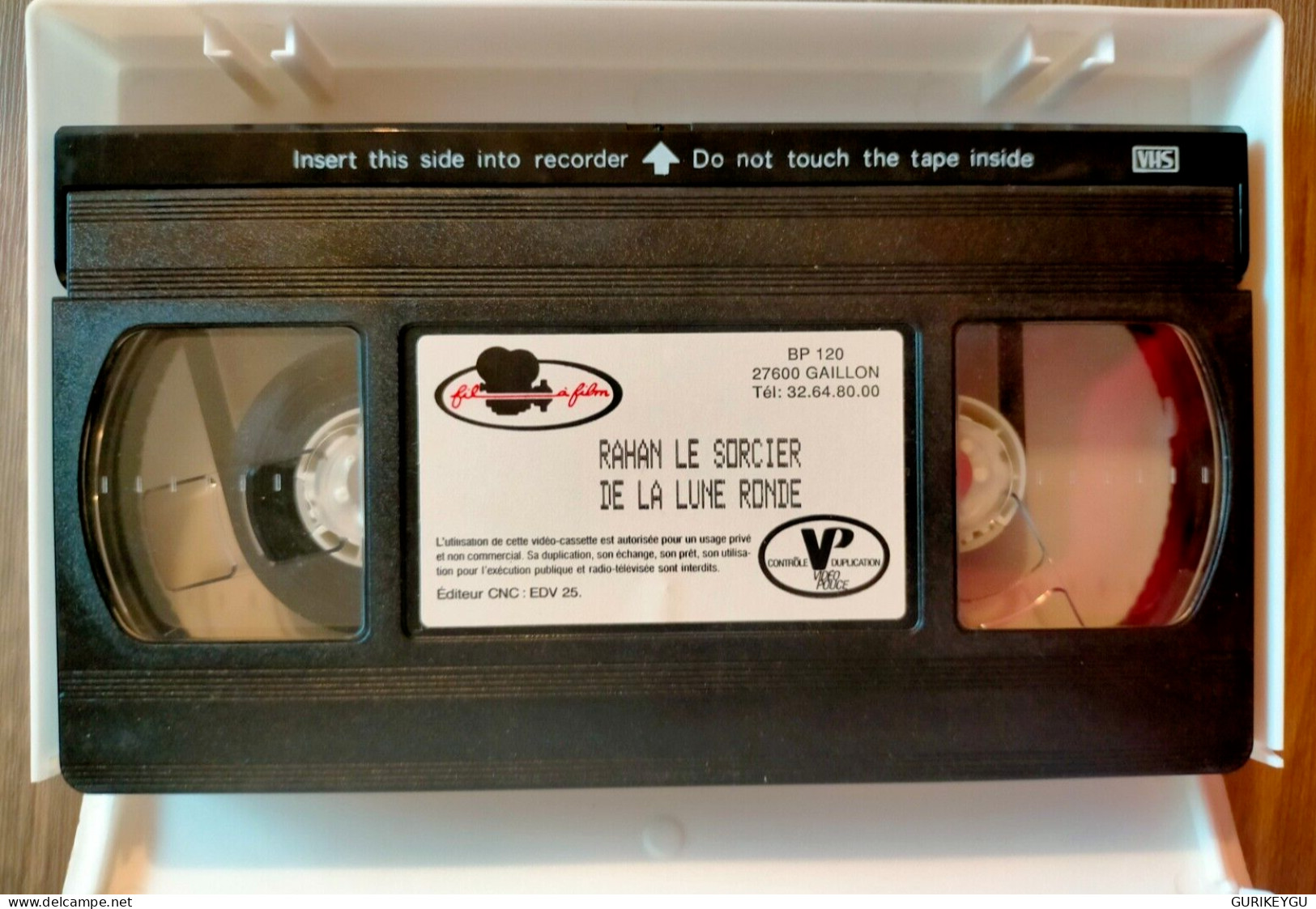 VHS K7 CASSETTE VIDEO RAHAN Le Sorcier De La Lune Ronde La Chef Des Chefs TBE - Rahan