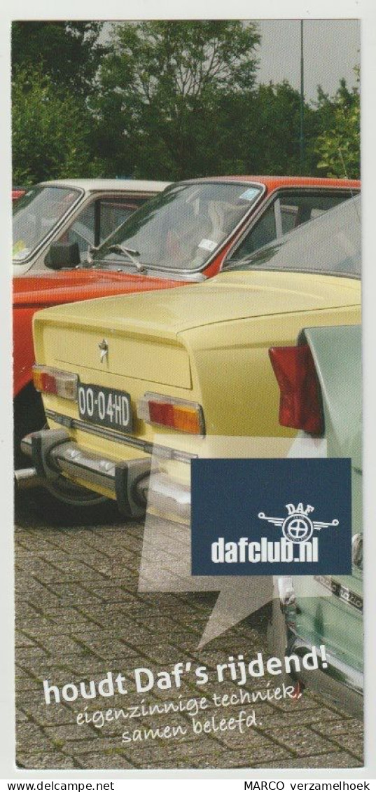 Brochure-leaflet: DAF Club Nederland (NL) - Voitures