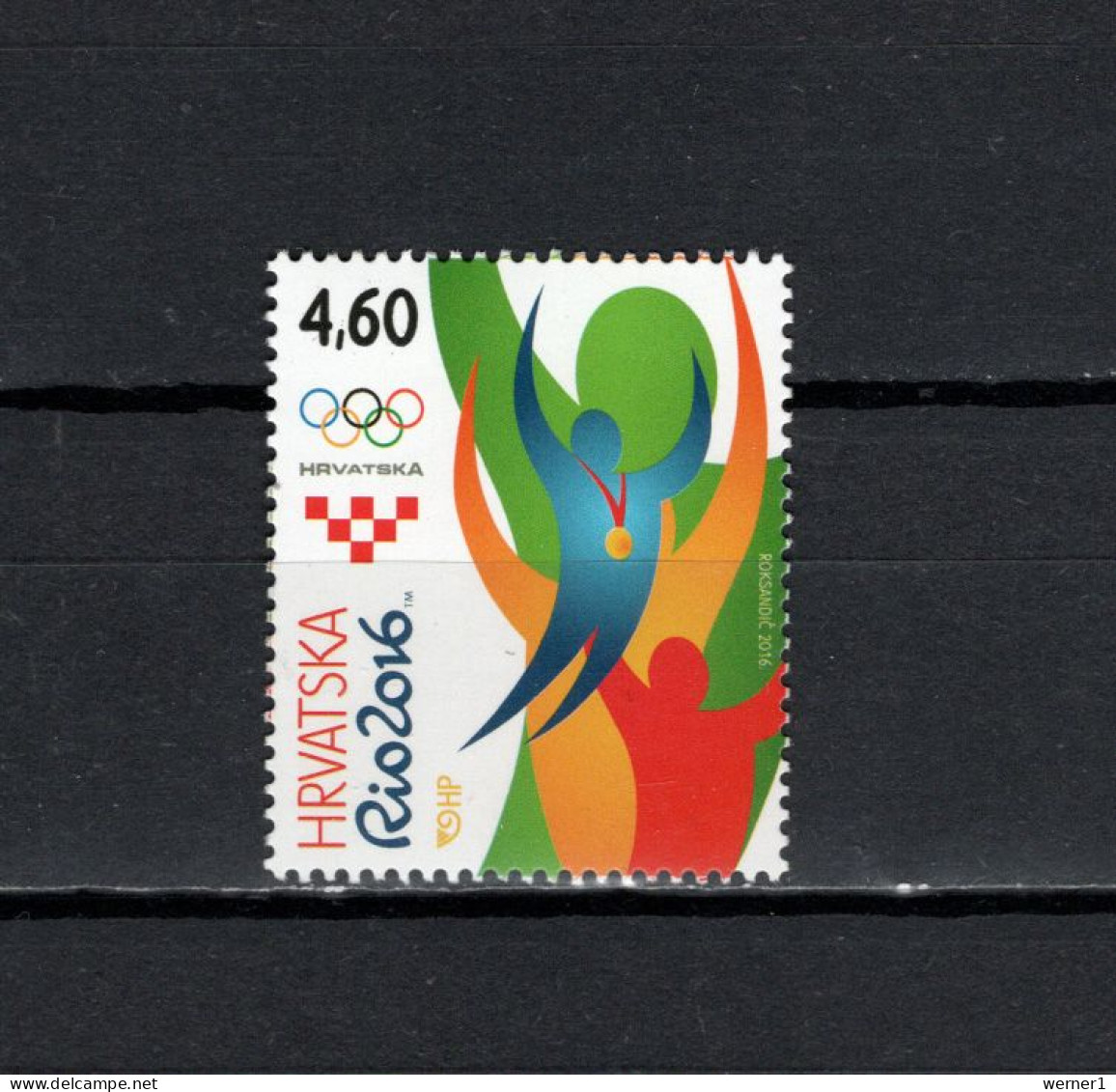 Croatia 2016 Olympic Games Rio De Janeiro Stamp MNH - Zomer 2016: Rio De Janeiro