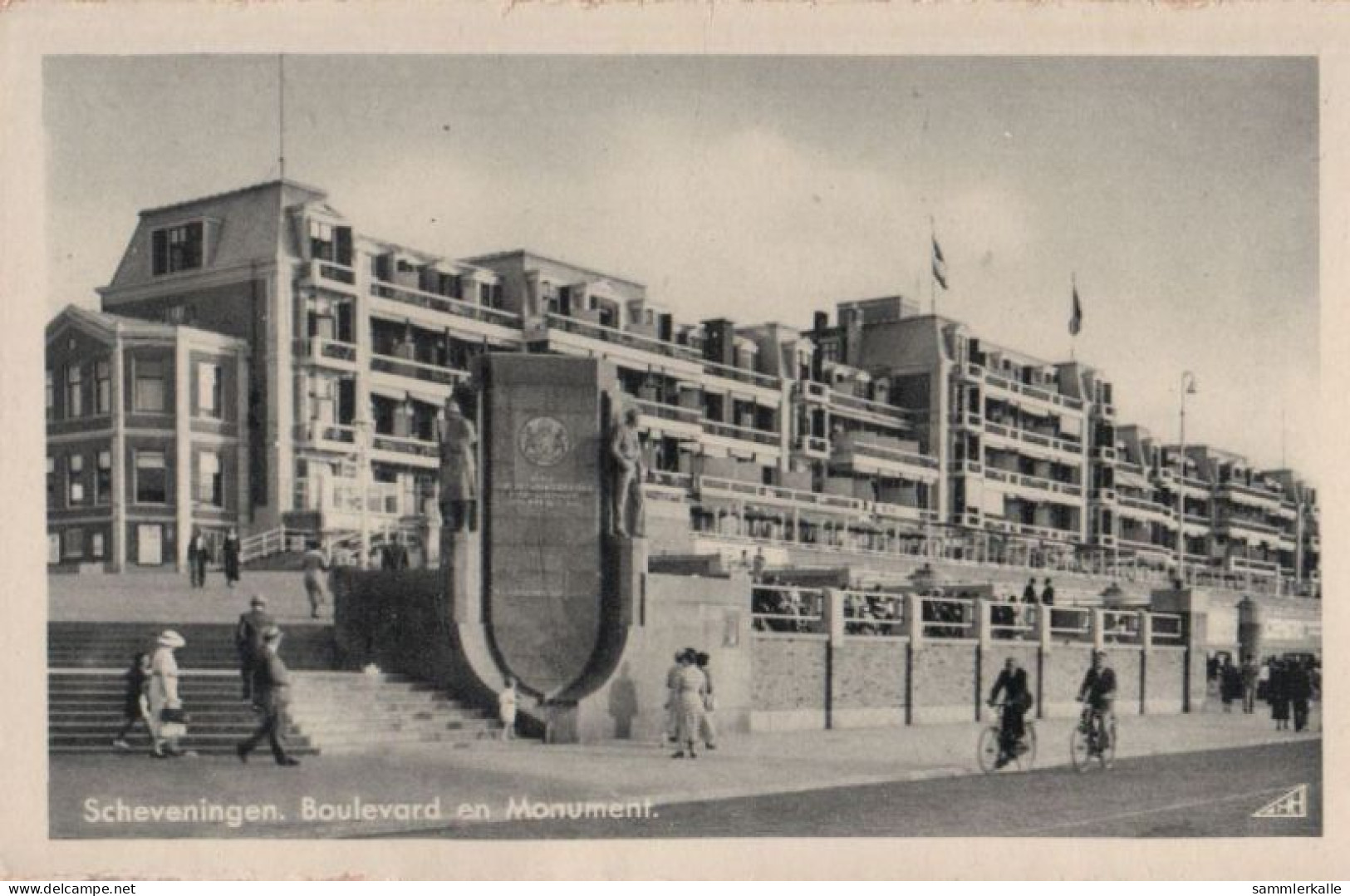 71261 - Niederlande - Den Haag, Scheveningen - Boulevard En Monument - Ca. 1960 - Scheveningen