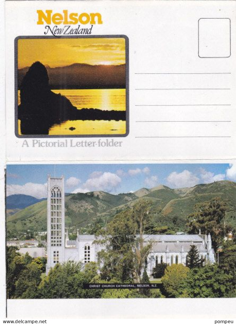 QT -  New Zeland:  NELSON - Picturial Letter-Folder - New Zealand