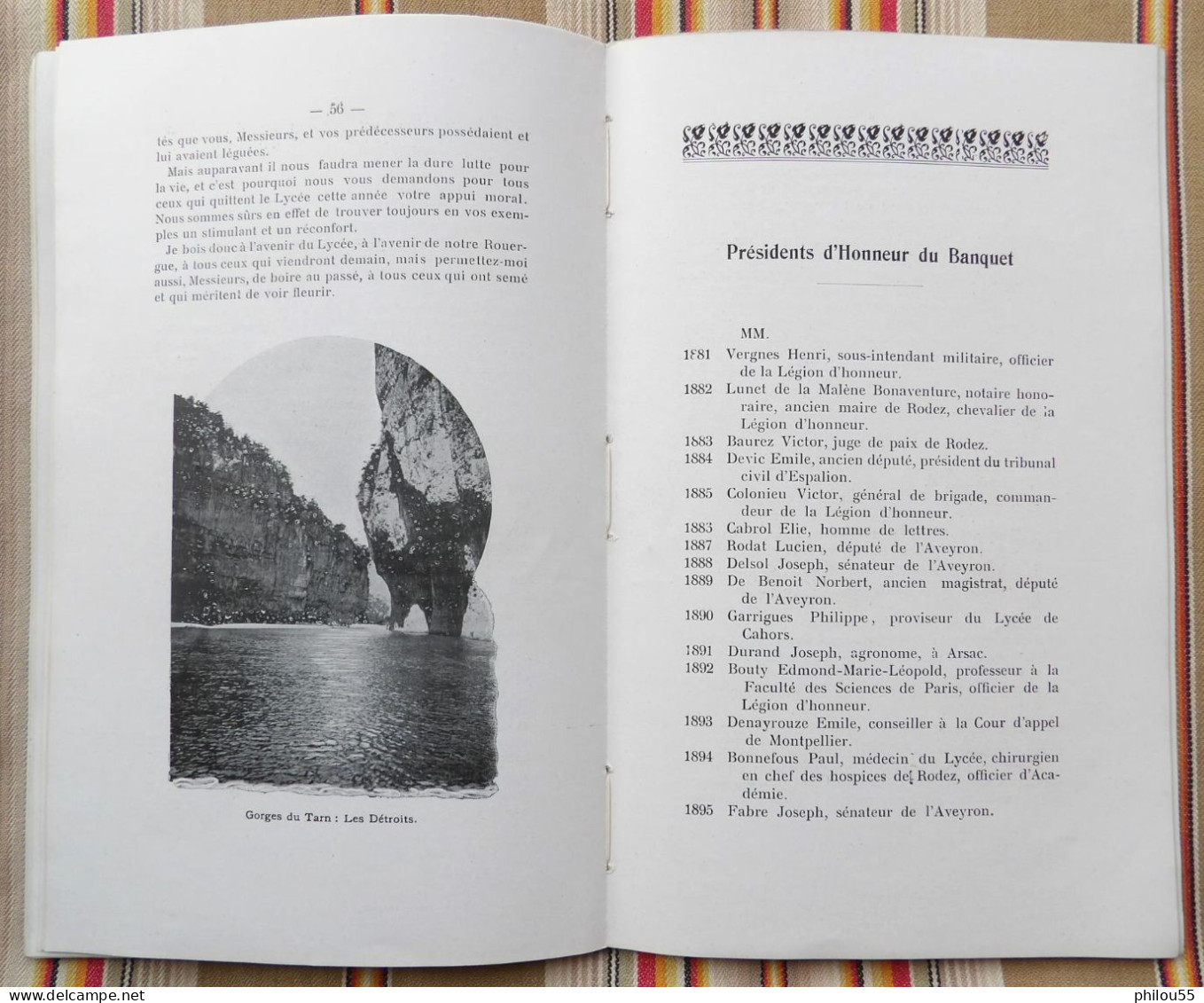 12 RODEZ Annuaire des Anciens Eleves du Lycee de RODEZ 1914