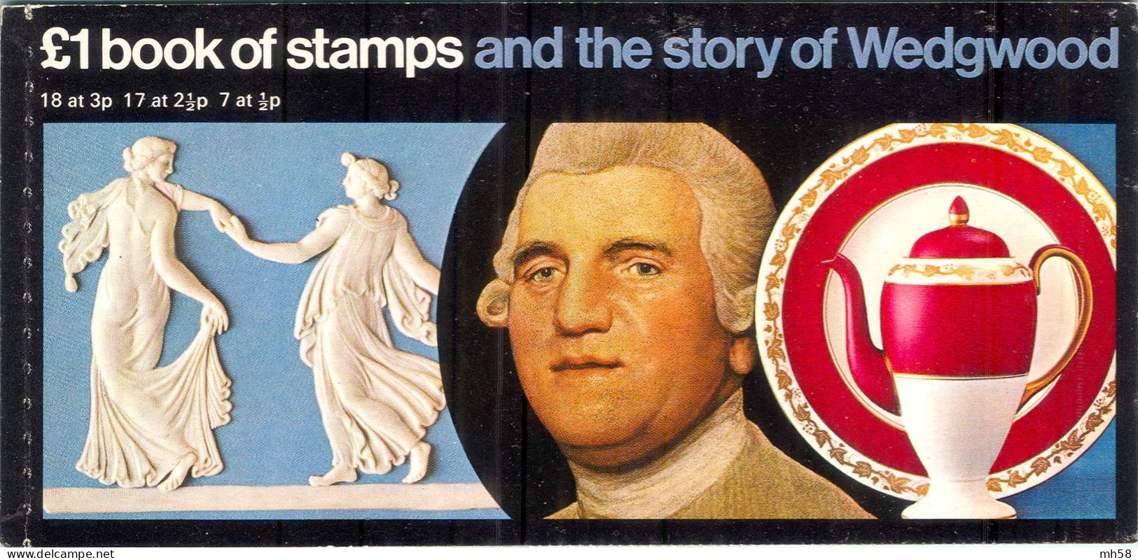 GB GRANDE BRETAGNE - Carnet / MH / Booklet 1972 1 £ Story Of Wedgwood - YT C 605a / MI MH 36 - Libretti