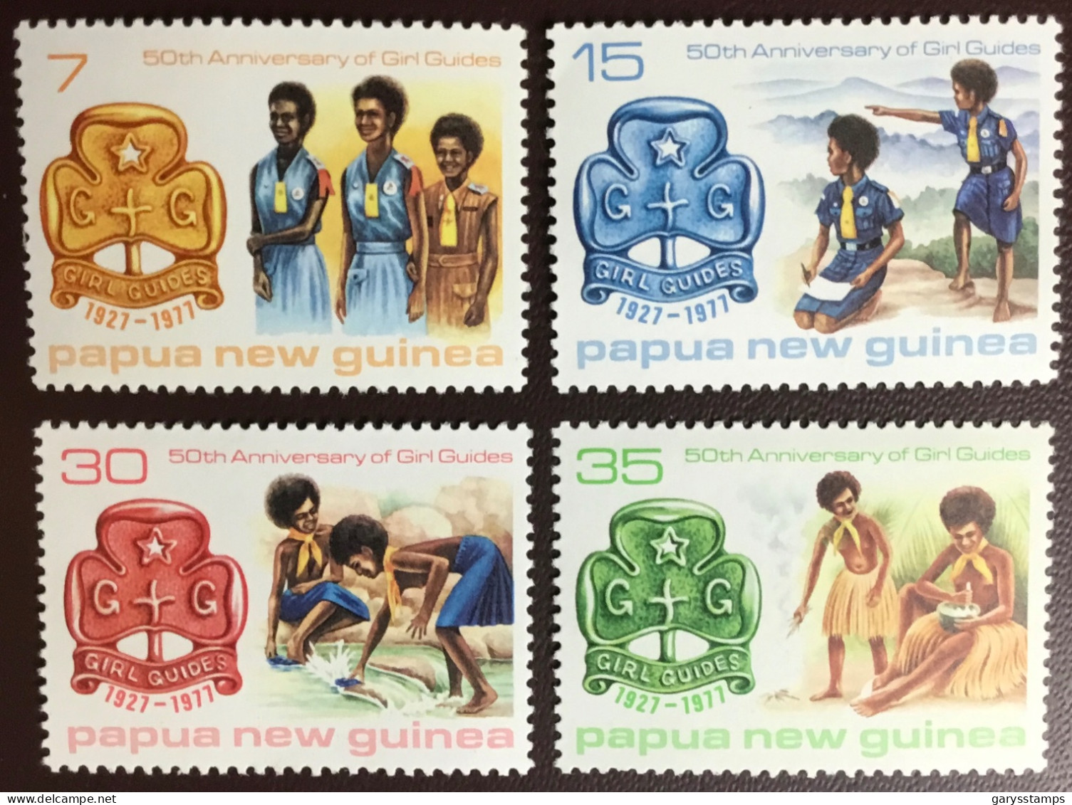 Papua New Guinea 1977 Girl Guides Centenary MNH - Papua New Guinea