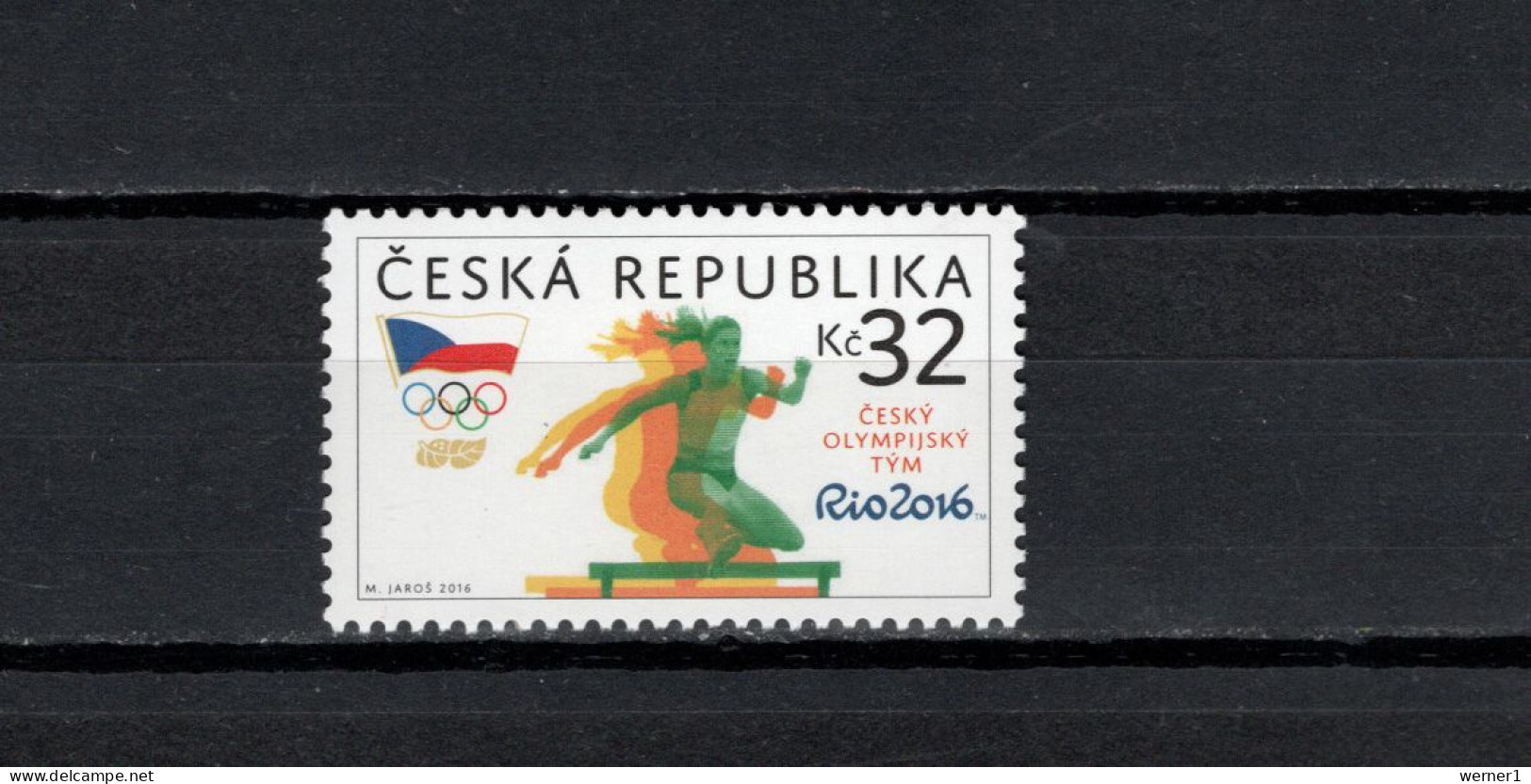 Czech Republic 2016 Olympic Games Rio De Janeiro Stamp MNH - Eté 2016: Rio De Janeiro