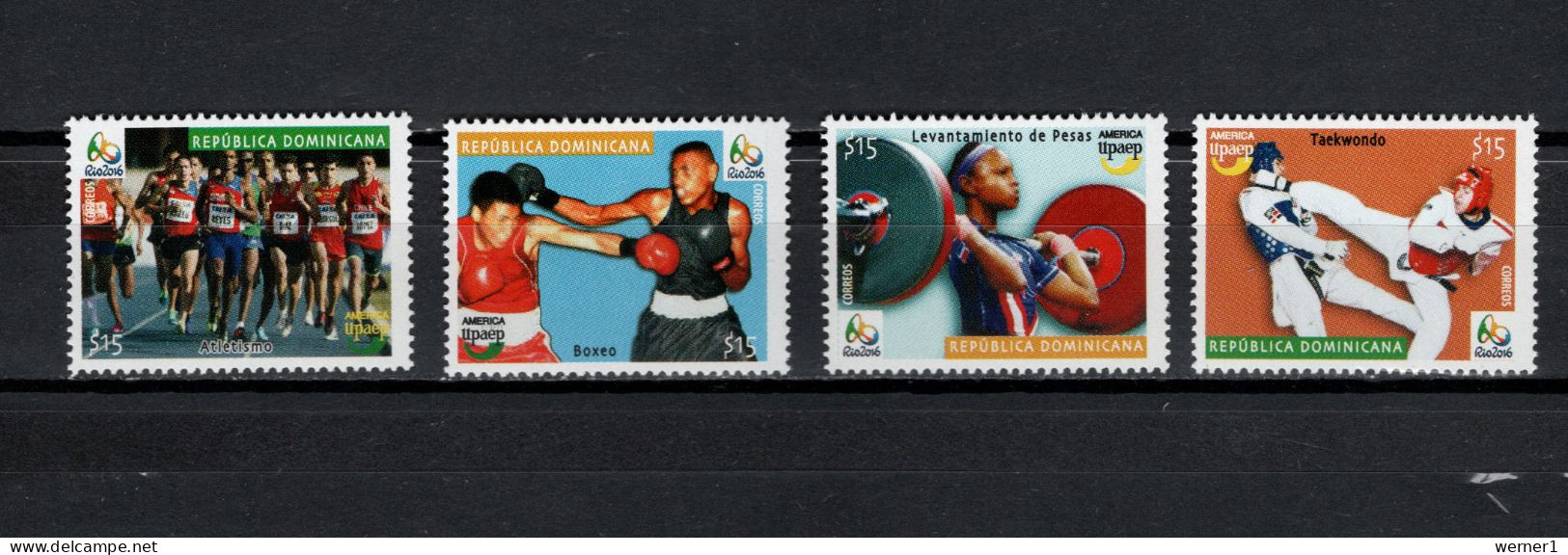 Dominican Republic 2016 Olympic Games Rio De Janeiro Set Of 4 MNH - Summer 2016: Rio De Janeiro